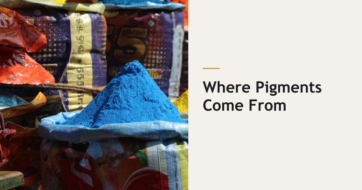 Where Pigments Come From cover
